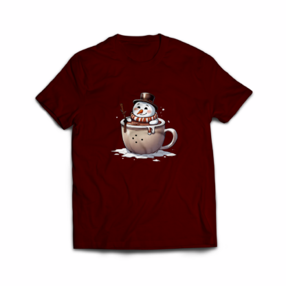 Snowman in a Cup - Unisex T-Shirts - ArkCart Originals