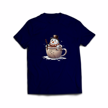 Snowman in a Cup - Unisex T-Shirts - ArkCart Originals - Image 5